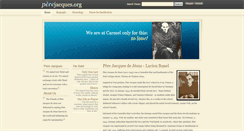 Desktop Screenshot of perejacques.org